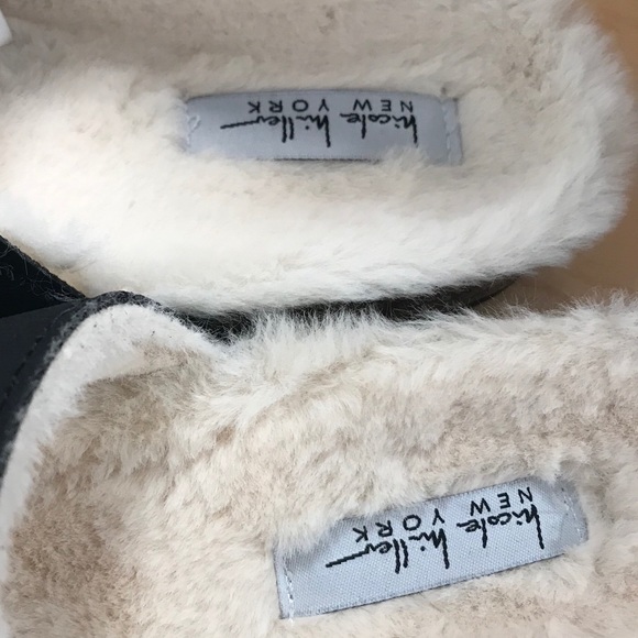 Nicole Miller Faux Fur Sandals - Picture 4 of 9